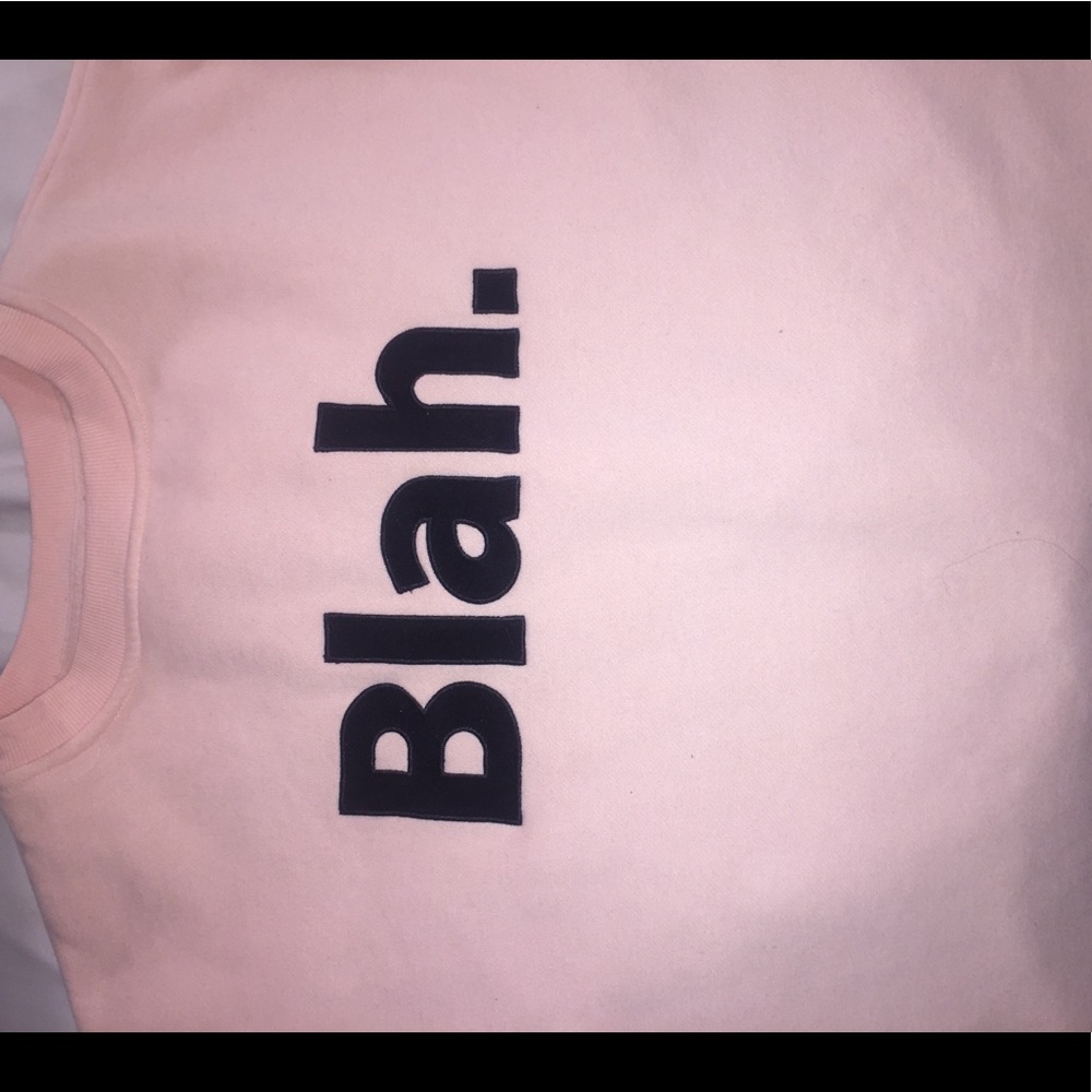 Pink graphic sweat shirt